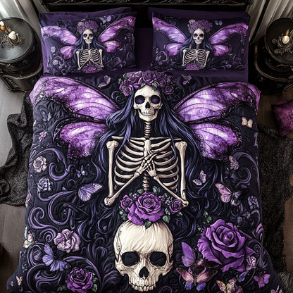 Skull Queen Of The Shadow Blossoms WU1003036CL Duvet Cover Set