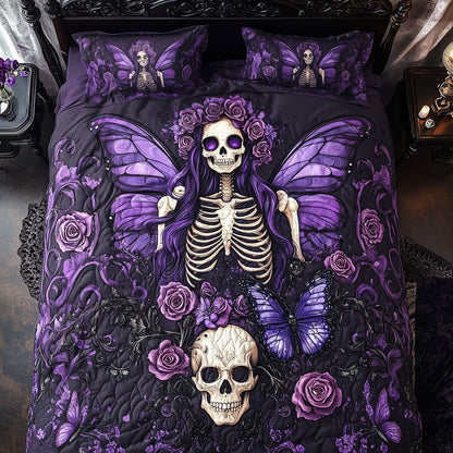 Skull Queen Of The Shadow Blossoms WU1003037CL Duvet Cover Set