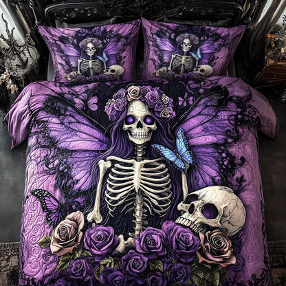 Skull Queen Of The Shadow Blossoms WU1003038CL Duvet Cover Set