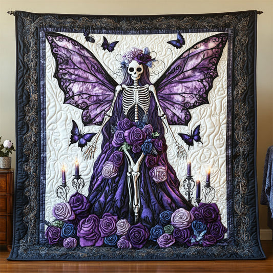 Skull Reign Of The Violet Veil WU1203001CL Quilt