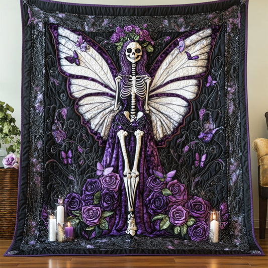 Skull Reign Of The Violet Veil WU1203002CL Quilt