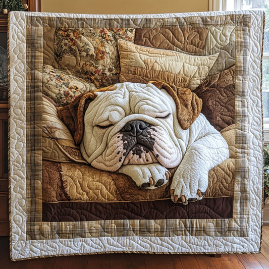 Sleeping Bulldog WU2001008CL Quilt