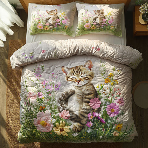 Sleeping Cat One Fine Spring Day WU1702007CL Duvet Cover Set