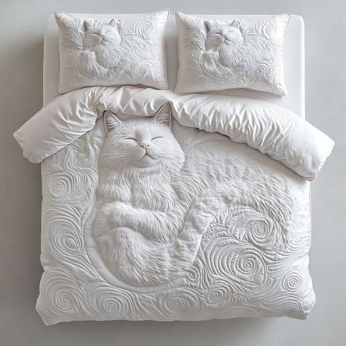 Sleeping Cat WU2101032CL Duvet Cover Set