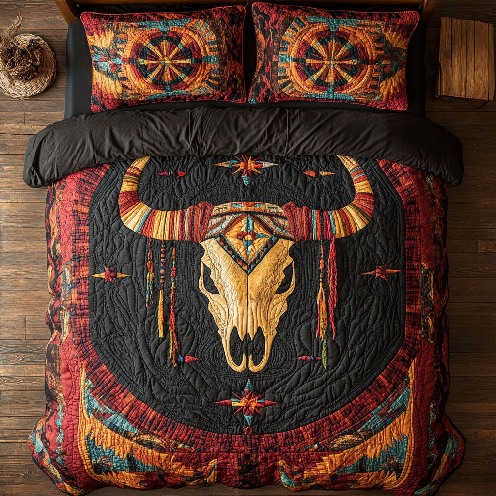 Spirit Of The Painted Buffalo WU1103016CL Duvet Cover Set