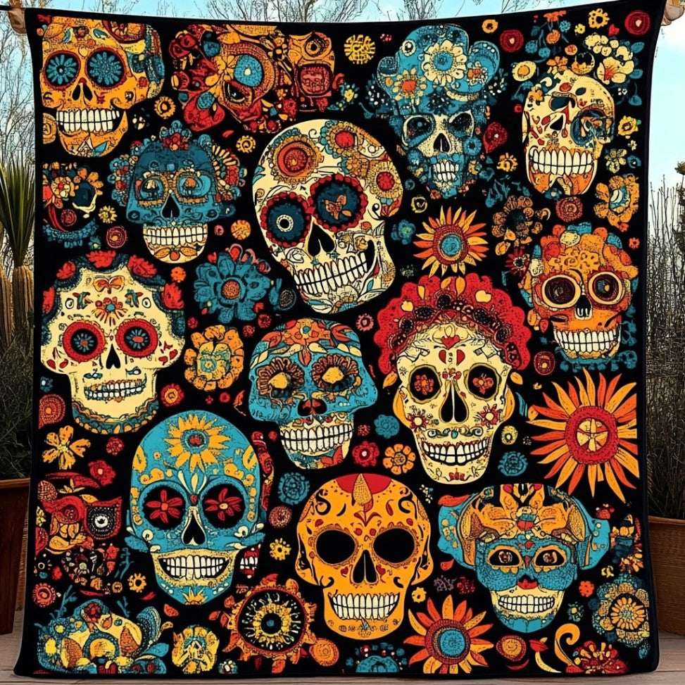 Sugar Skull WU1401083CL Quilt