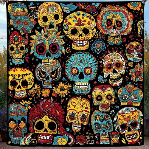 Sugar Skull WU1401084CL Quilt