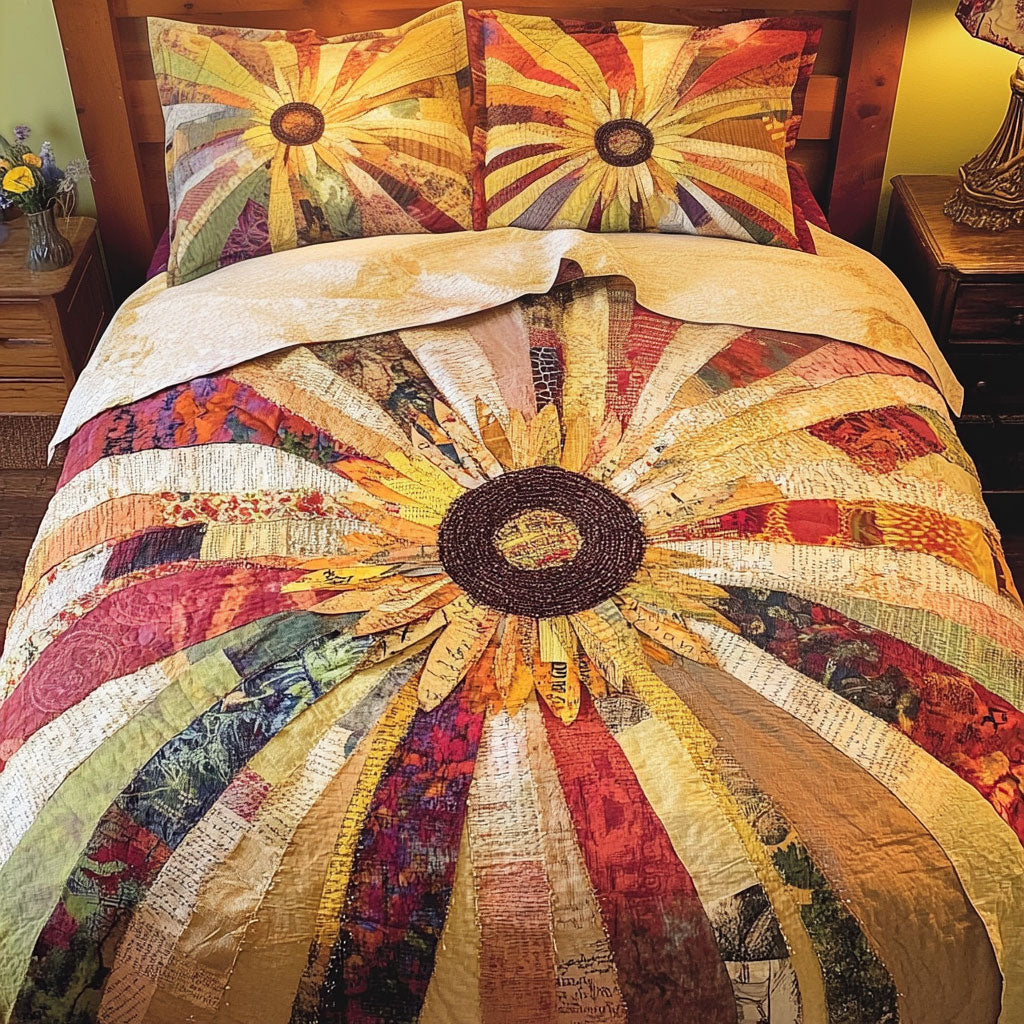 Sunflower Patchwork WU1802025CL Duvet Cover Set