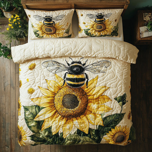 Sunflower Secrets And Bee Dreams WU0703002CL Duvet Cover Set