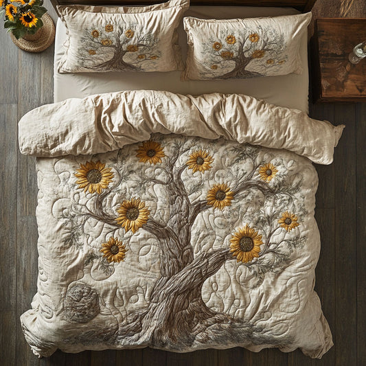 Sunflower Tree Of Life WU1802027CL Duvet Cover Set