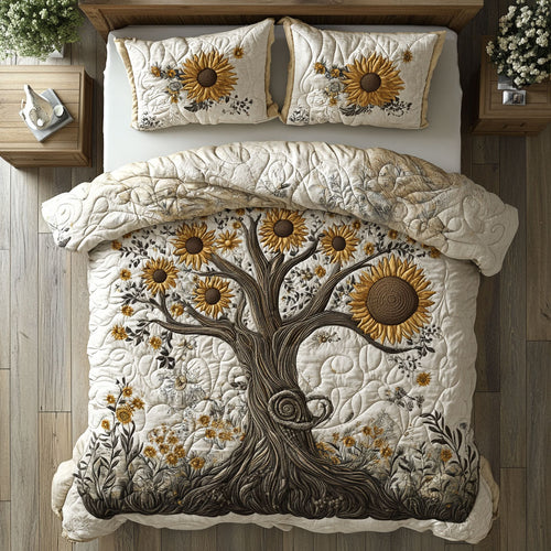 Sunflower Tree Of Life WU1802029CL Duvet Cover Set