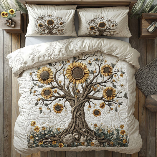 Sunflower Tree Of Life WU1802030CL Duvet Cover Set