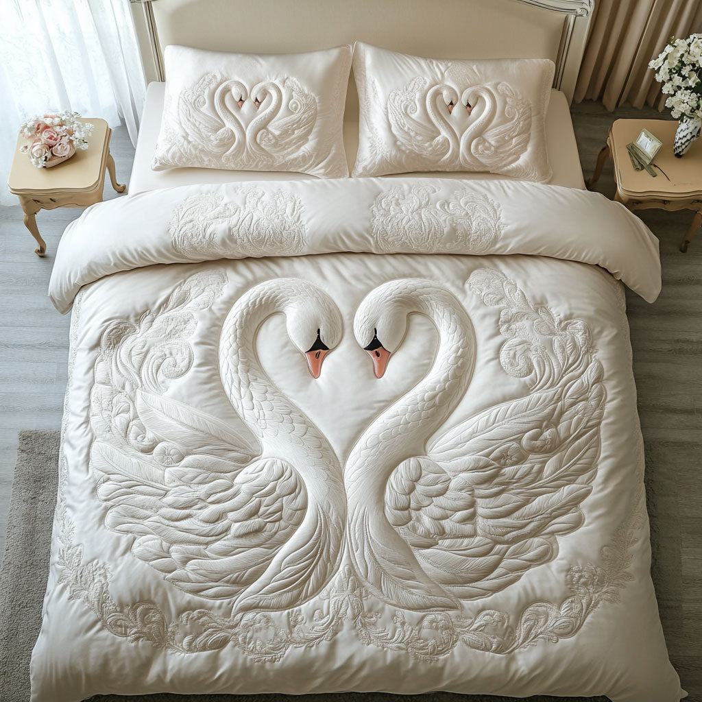 Swan Be Mine WU2402026CL Duvet Cover Set