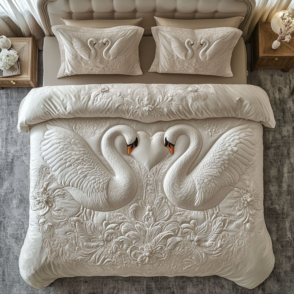 Swan Be Mine WU2402027CL Duvet Cover Set