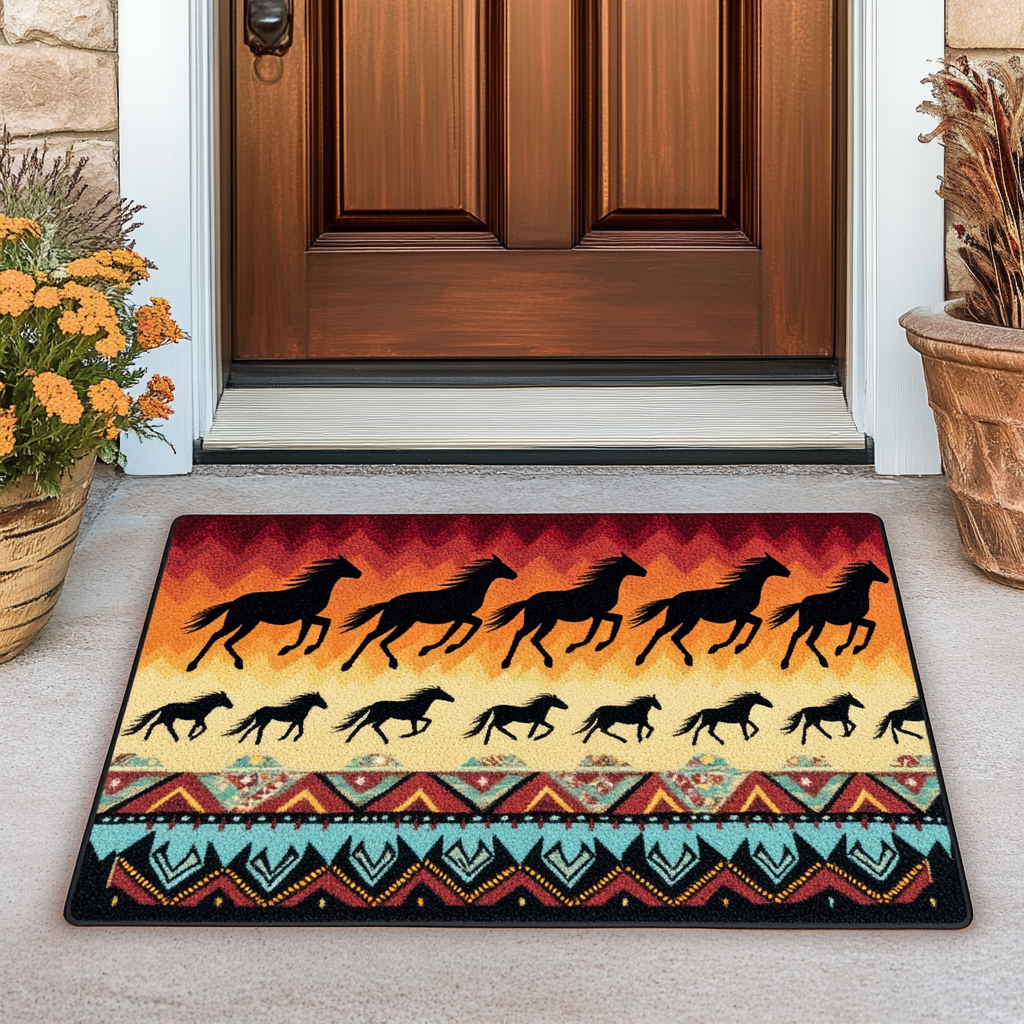 The Native Geometric Gallop WJ0908018CL Doormat