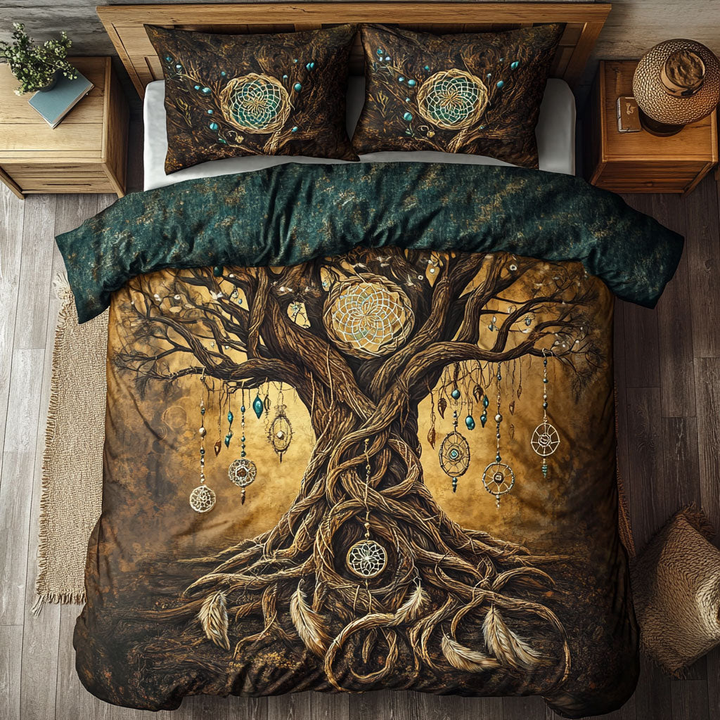 Tree Of Life Dreamcatcher WU1702025CL Duvet Cover Set