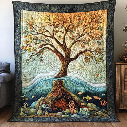 Tree Of Life Harmony Of Earth And Sky WU1203011CL Quilt