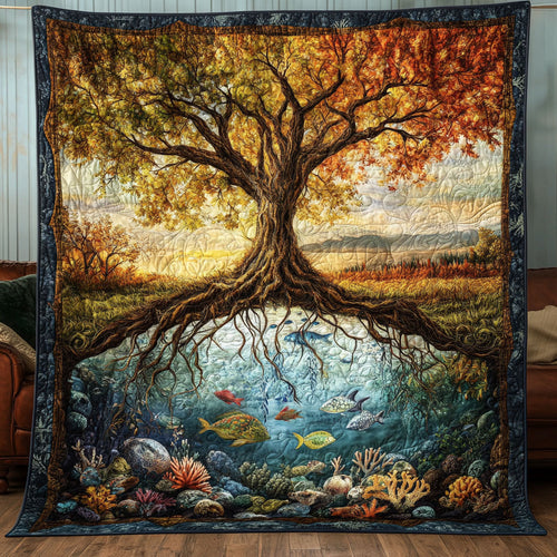 Tree Of Life Harmony Of Earth And Sky WU1203012CL Quilt