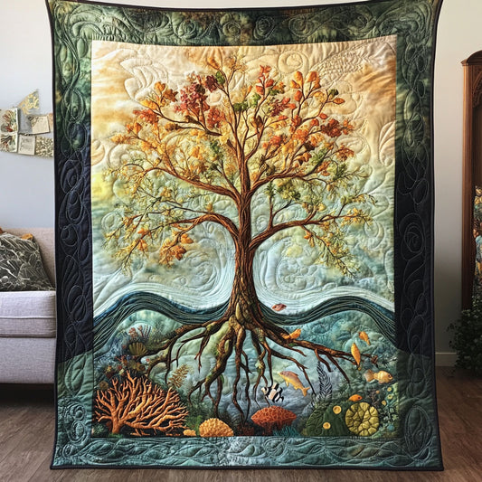 Tree Of Life Harmony Of Earth And Sky WU1203013CL Quilt