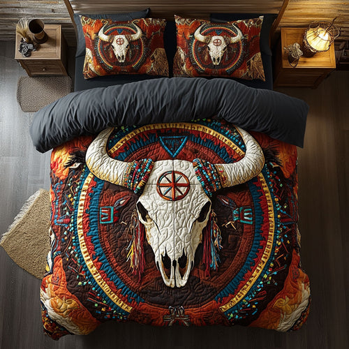 Tribal Buffalo Guardian Of the Sacred Plains WU1103010CL Duvet Cover Set