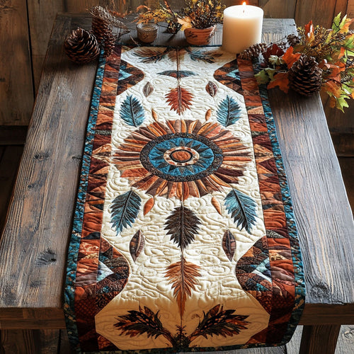 Tribal Mandala WU0303080CL Quilted Table Runner