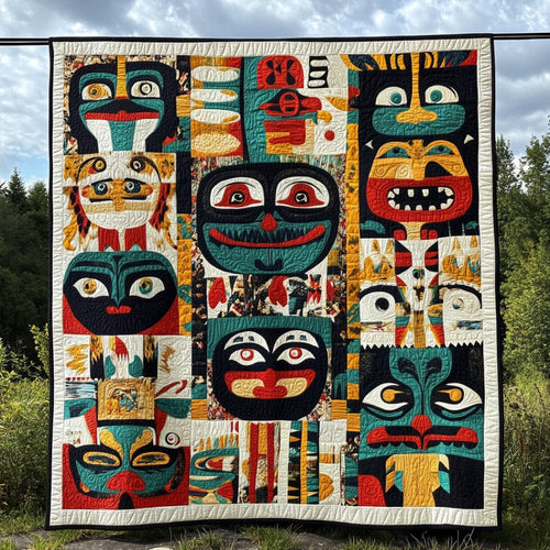 Tribal Totems WU1401085CL Quilt