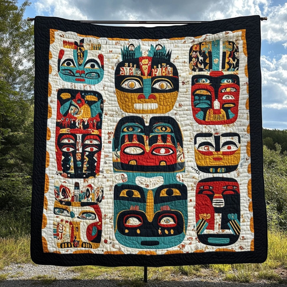 Tribal Totems WU1401086CL Quilt