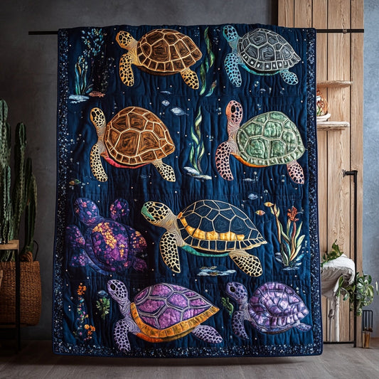 Turtle Ocean Is Calling WU0401042CL Quilt