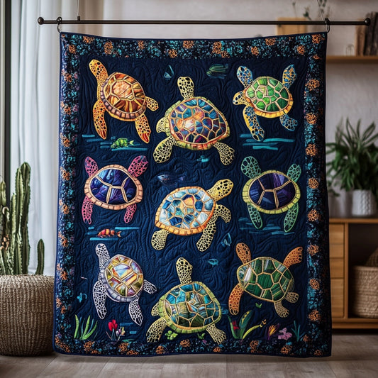 Turtle Ocean Is Calling WU0401045CL Quilt