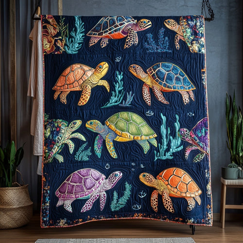 Turtle Ocean Is Calling WU0401046CL Quilt