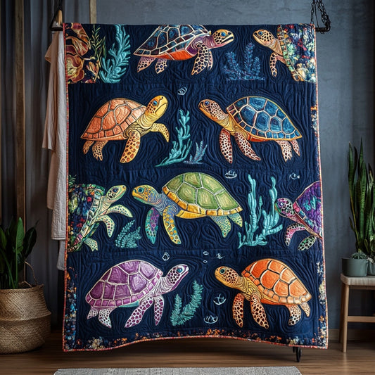 Turtle Ocean Is Calling WU0401046CL Quilt