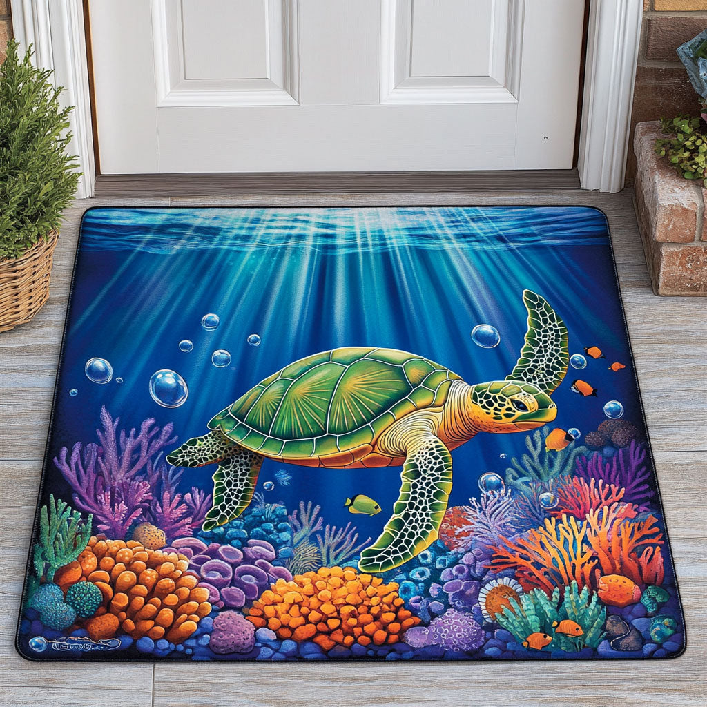Turtle-y Awesome WJ1308037CL Doormat