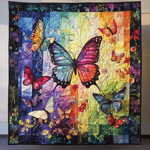 Vibrant Butterfly WU0503031CL Quilt