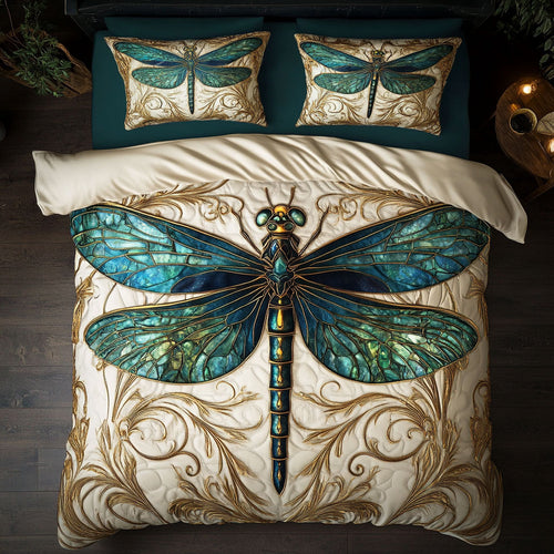 Vintage Dragonfly WU2402059CL Duvet Cover Set