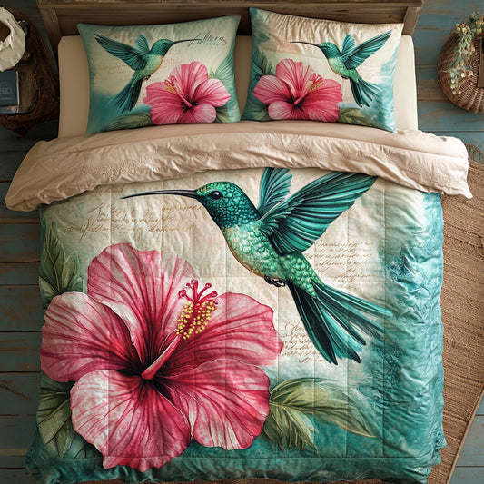 Vintage Hummingbird WU0302069CL Duvet Cover Set