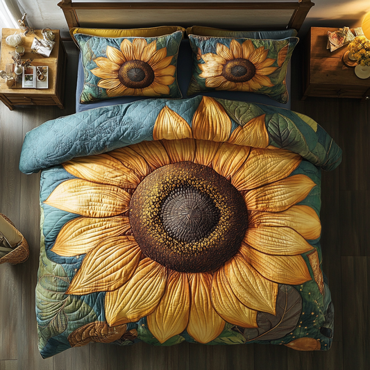 Vintage Sunflower WU0602012CL Duvet Cover Set
