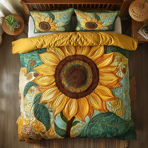 Vintage Sunflower WU0602016CL Duvet Cover Set