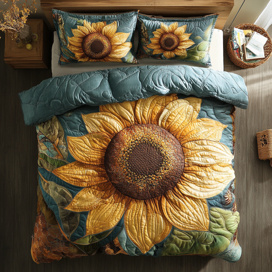 Vintage Sunflower WU0602017CL Duvet Cover Set