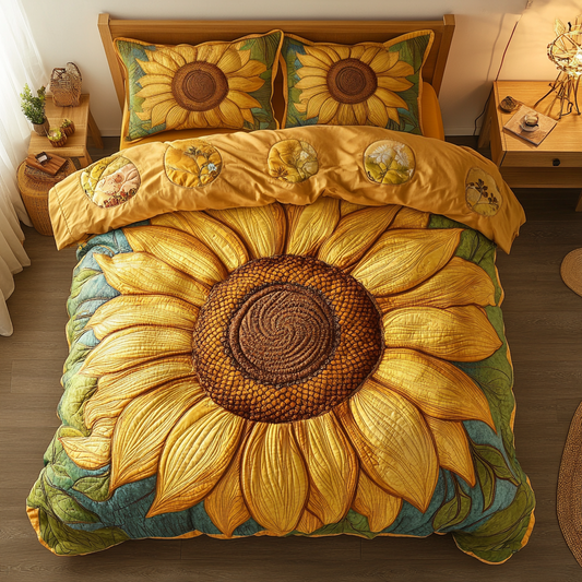 Vintage Sunflower WU0602044CL Duvet Cover Set