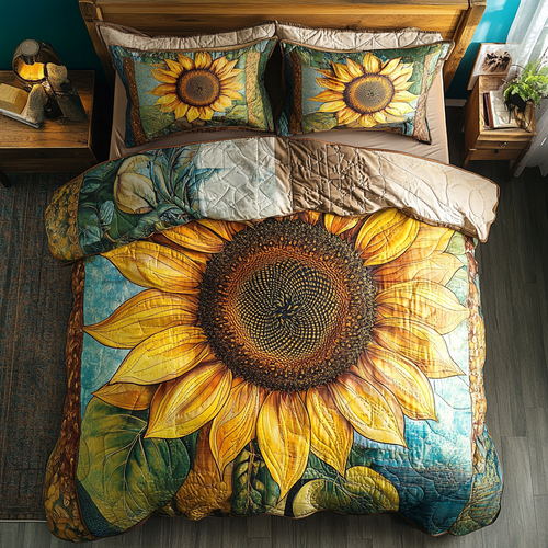 Vintage Sunflower WU0602047CL Duvet Cover Set