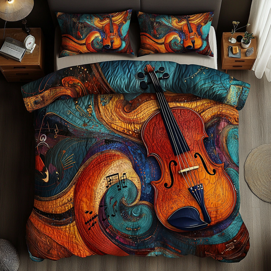 Violin Love Music WU0602062CL Duvet Cover Set