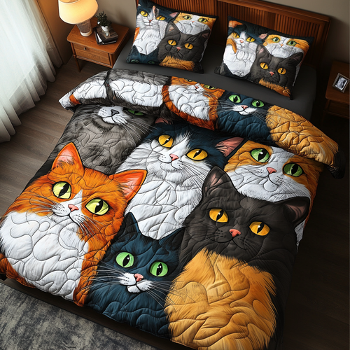 Whimsical Cat WU1801003CL Duvet Cover Set