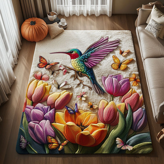 Wings Over Tulips WJ1308062CL Area Rug